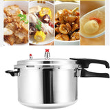 3L Household Kitchen Aluminum Alloy Pressure Cooker Cooking 18cm / 7inch 13cm / 5.1inch Silver Utensils