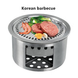 Multifunctional Camping Stove Folding Barbecue Oven Outdoor Firewood Cooker Traveling Picnic BBQ Portable