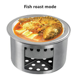 Multifunctional Camping Stove Folding Barbecue Oven Outdoor Firewood Cooker Traveling Picnic BBQ Portable