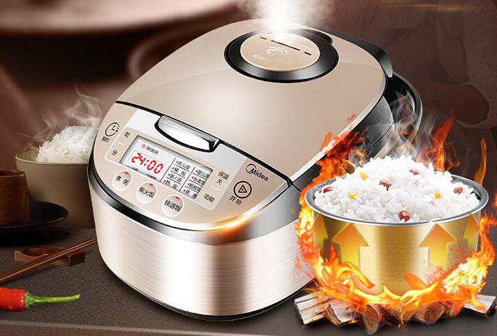 CHINA  Midea household electric  mini  intelligent  rice cooker 3L stainless WFS3029  110-220-240v