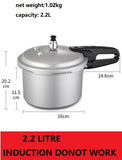 Pressure Cooker Aluminum Alloy Pressure Cooker Mini High pressure cooker 2L 3L Cooker General purpose Cooking Pan