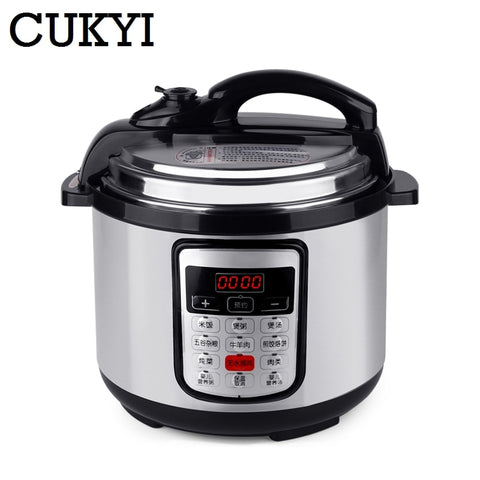 CUKYI 12-in-1 Multi-Use Programmable Pressure slow cooking pot Cooker Quart 900W Stainless Steel Electric Pressure Cooker
